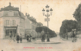 CPA Montereau-Avenue De La Gare-Timbre    L2935 - Montereau