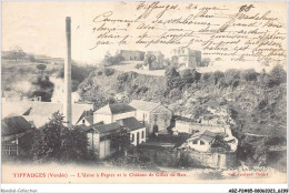 ABZP2-85-0096 - TIFFAUGES - L'usine à Papier Et Le Chateau De Giles Rais  - Autres & Non Classés