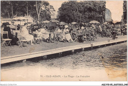 ADZP10-95-0791 - ISLE-ADAM - La Plage - La Potinière - L'Isle Adam