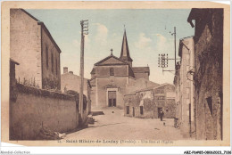 ABZP6-85-0501 - SAINT HILAIRE DE LOULAY - Une Rue Et L'eglise - Saint Hilaire Des Loges