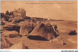 ABZP5-85-0380 - ILE NOIRMOUTIER - La Plage De La Clere Et La Villa Jeanne D'arc - Ile De Noirmoutier