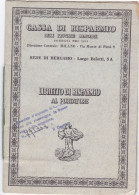 LIBRETTO DI RISPARMIO - CASSA DI RISPERMIO DELLE PROVINCIE LOMBARDE - SEDE DI  BERGAMO - AL PORTATORE - 1975 - Documentos Históricos