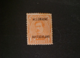 Deutschland Allemagne Germany GERMANIA Belgian Occ. Of German 1919 TIMBRES DU BELGIQUE 1915-1920 OVERPRINTED MNG - Oblitérés