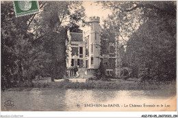 ADZP10-95-0844 - ENGHIEN-les-BAINS - Le Château écossais Et Le Lac - Enghien Les Bains