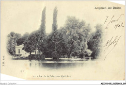 ADZP10-95-0824 - ENGHIEN-LES-BAINS - Lac De La Princesse Mathilde - Enghien Les Bains