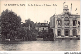 ADZP10-95-0820 - ENGHIEN-les-BAINS - Les Bords Du Lac Et Le Casino - Enghien Les Bains