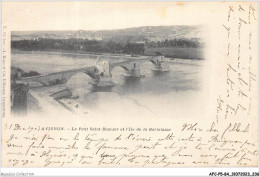 AFCP5-84-0595 - AVIGNON - Vaucluse - Le Pont Saint-bénezet Et L'ile De La Bartelasse  - Avignon (Palais & Pont)