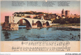 AFCP5-84-0594 - AVIGNON - Vaucluse - Le Pont St-bénezet - XIIe Siècle Et Sa Chanson Légendaire  - Avignon (Palais & Pont)