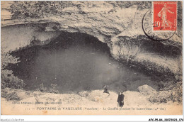 AFCP5-84-0564 - FONTAINE DE VAUCLUSE - Vaucluse - Le Gouffre Pendant Les Basses Eaux - 4e Vue  - Other & Unclassified