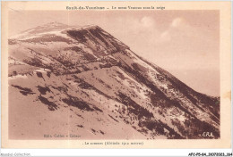 AFCP5-84-0559 - SAULT-DE-VAUCLUSE - Le Mont Ventoux Sous La Neige - Le Sommet - Altitute 1912 Mètres - Sonstige & Ohne Zuordnung