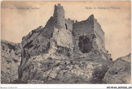 AFCP5-84-0539 - Fontaine De Vaucluse - Ruines Du Château De Pétrarque  - Andere & Zonder Classificatie