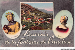 AFCP5-84-0536 - Souvenir De LA FONTAINE DE VAUCLUSE  - Andere & Zonder Classificatie