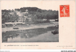 ADZP9-95-0717 - BEAUMONT-SUR-OISE - Le Quai Des Pêcheurs Vu Du Pont - Beaumont Sur Oise