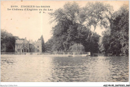 ADZP8-95-0634 - ENGHIEN-LES-BAINS - Le Château D'enghien Vu Du Lac - Enghien Les Bains