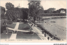 ADZP8-95-0635 - ENGHIEN - Le Jardin Du Casino - Enghien Les Bains