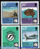 British Antarctica 1991 Antarctic Treaty 4v, Mint NH, Nature - Science - Sea Mammals - The Arctic & Antarctica - Compu.. - Informatik