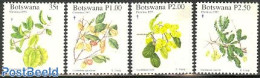 Botswana 1997 Christmas, Trees 4v, Mint NH, Nature - Religion - Flowers & Plants - Christmas - Kerstmis