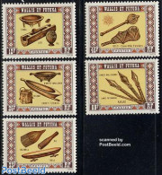 Wallis & Futuna 1977 Handicrafts 5v, Mint NH, Art - Handicrafts - Autres & Non Classés