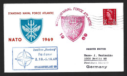 Nato/Otan. Permanent Naval Force In Atlantic 2 To 5 October 1969. Stanavforlant 69. Zersturer 'Hamburg'. - OTAN