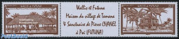 Wallis & Futuna 2007 Tradional Houses 2v+tab [:T:], Mint NH - Autres & Non Classés