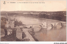 AFCP8-84-0918 - AVIGNON - Le Pont St-bénézet Et Vue Du Rocher Des Doms - Avignon (Palais & Pont)