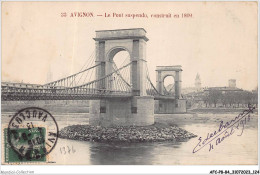 AFCP8-84-0877 - AVIGNON - Le Pont Suspendu - Construit En 1809 - Avignon