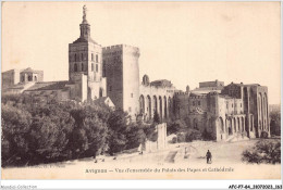 AFCP7-84-0789 - AVIGNON - Vue D'ensemble Du Palais Des Papes Et Cathédrale  - Avignon