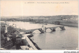 AFCP7-84-0779 - AVIGNON - Pont St-bénézet - Vue Panoramique Prise Du Rocher  - Avignon