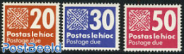 Ireland 1985 Postage Due 3v, Mint NH - Altri & Non Classificati