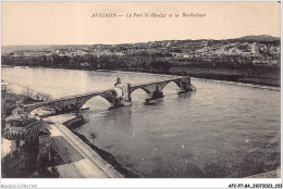 AFCP7-84-0759 - AVIGNON - Le Pont St-bénézet Et La Barthelasse  - Avignon