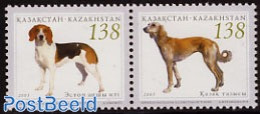 Kazakhstan 2005 Dogs 2v, Joint Issue Estonia, Mint NH, Nature - Various - Dogs - Joint Issues - Emisiones Comunes