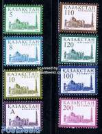 Kazakhstan 2006 Definitives, Astana Mosque 8v, Mint NH, Religion - Churches, Temples, Mosques, Synagogues - Eglises Et Cathédrales