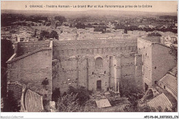 AFCP6-84-0686 - ORANGE - Théâtre Romain - Le Grand Mur Et Vue Panoramique Prise De La Colline  - Orange