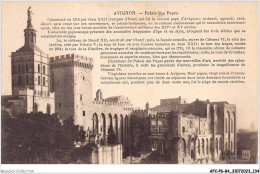 AFCP6-84-0665 - AVIGNON - Palais Des Papes   - Avignon (Palais & Pont)