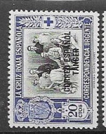 Tanger Mh * 1926 4,5 Euros Red Cross Stamp - Marruecos Español
