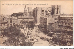 AFCP6-84-0658 - AVIGNON - Le Palais Des Papes - Vue De La Tour De Jacquemard  - Avignon (Palais & Pont)