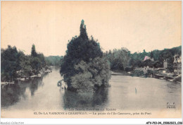 AFVP10-94-0889 - DE LA VARENNE à CHAMPIGNY - La Pointe De L'ile Casenave Prise Du Pont  - Chennevieres Sur Marne