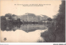 AFQP6-87-0573 - Environs De LIMOGES - Le MAS-ELOI - Bâtiment Bas Vu Du Lac - Hôpital De Prisonniers Allemands Blessés - Limoges