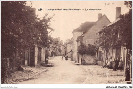 AFQP6-87-0527 - LADIGNAC-LE LONG - La Grande-rue - Autres & Non Classés