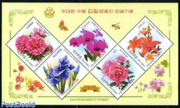 Korea, North 2011 Kim Il SuNG 5v M/s, Mint NH, Nature - Flowers & Plants - Korea, North