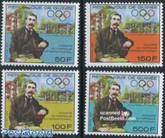 Guinea, Republic 1988 94 Years IOC 4v, Mint NH, Sport - Olympic Games - Other & Unclassified