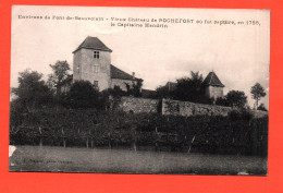 Environs De PONT De  BEAUVOISIN  Vieux Chateau De ROCHEFORT Ou Fut Capturé Le Capitaine Mandrin En 1755   ( 21686 ) - Other & Unclassified