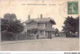 AFVP11-94-1010 - FONTENAY-SOUS-BOIS - La Gare  - Fontenay Sous Bois