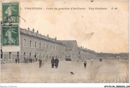 AFVP11-94-0993 - VINCENNES - Cour Du Quartier D'artillerie - Vue Générale  - Vincennes