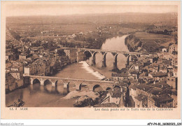 AFYP4-81-0336 - ALBI - Les Deux Ponts Sur Le Tarn Vus De La Cathédrale  - Albi