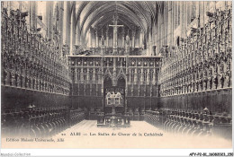 AFYP2-81-0163 - ALBI - Les Stalles Du Choeur De La Cathédrale  - Albi