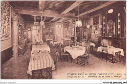 AFYP1-81-0043 - Hostellerie Du Vieux CORDES - XIIIe Siècle - Téléphone N*12 - Intérieur De La Salle à Manger - Cordes