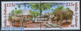 Wallis & Futuna 2008 Puaka Pig 2v [:], Mint NH, Nature - Animals (others & Mixed) - Cattle - Other & Unclassified