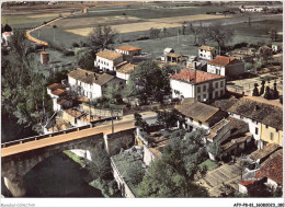 AFYP8-81-0769 - EN AVION AU-DESSUS DE - LALBAREDE - Tarn - Le Pont VUE AERIENNE LAPIE - Autres & Non Classés