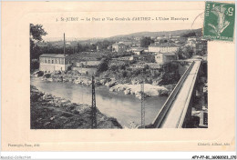 AFYP7-81-0665 - SAINT-JUERY - Le Pont Et Vue Générale D'Arthez - L'usine électrique - Albi